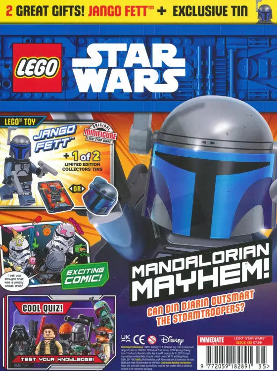 LEGO Star Wars Magazine Issue 135: Jango Fett's Two Collector Tin Variants