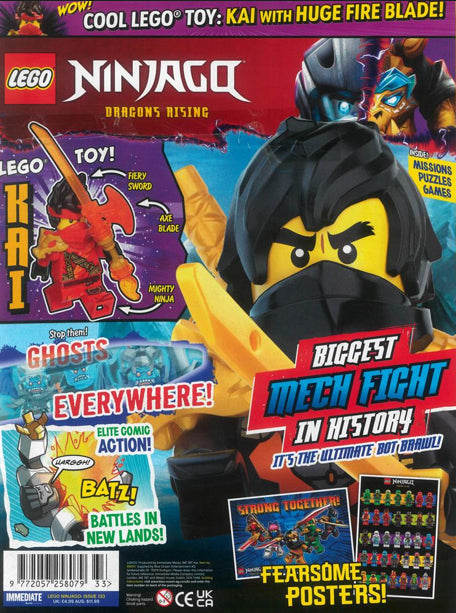 LEGO Ninjago Magazine Issue 133 cover art