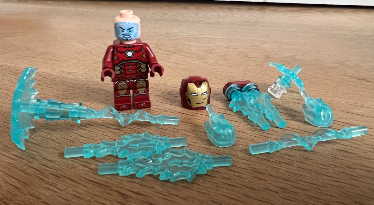 LEGO Super Hero Legends Avengers magazine issue 10 with its free Iron Man minifigure covermount