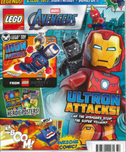 LEGO Super Hero Legends Magazine Issue 36: Iron Patriot Plus a Bonus Gift
