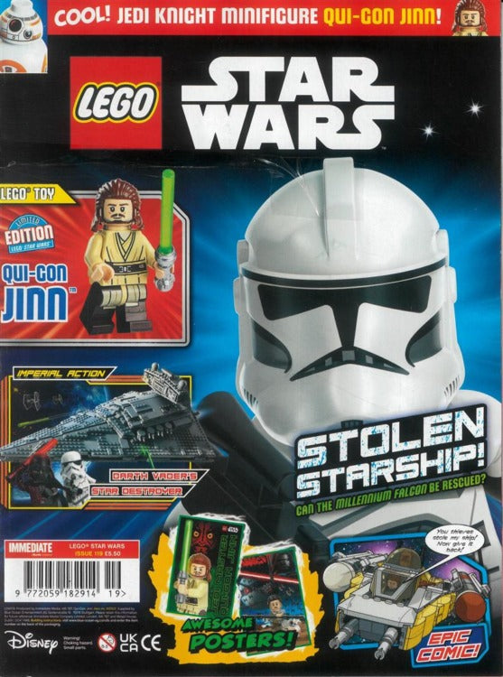LEGO Star Wars Magazine Issue 119: The Qui-Gon Jinn Jedi Hiding on the Cover