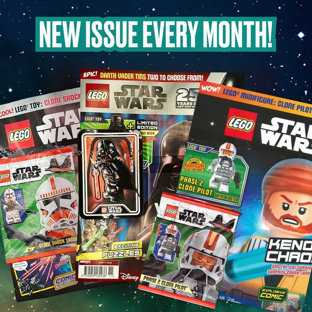 LEGO Star Wars Magazine subscription box from Brickheads Toy Company